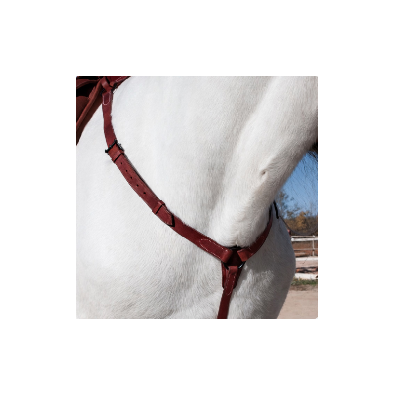 Pechopetral Vaquero de Cruz Kamell Regulable | Cuero