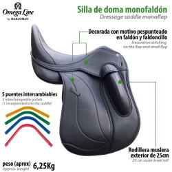 Silla de Doma Omega Monofaldon | Puentes Intercambiables